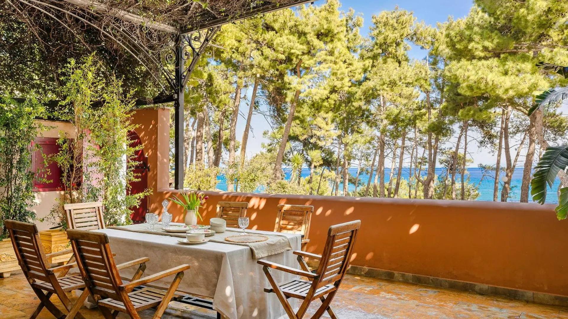 Nyaraló Scorpios Mansion / Downtown Skala / Seaside Villa Görögország
